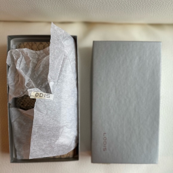 LODIS Leather Clutch Wallet NEW, Snakeskin Embossed Leather - Picture 8 of 12